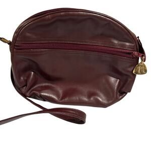 Morris Moskowitz Burgundy Leather Vintage Purse